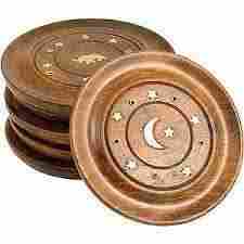 Wooden Incense Holders Round