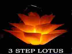 3 Step Lotus Candle