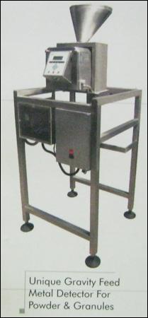 Unique Gravity Feed Metal Detector For Powder And Granules