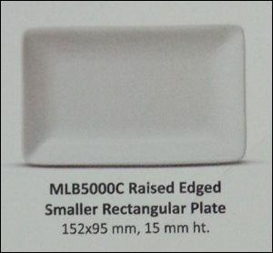 Raised Edged Smaller Rectangular Plate (MLB5000C)