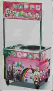 Gas Cotton Candy Machine With Cabinet