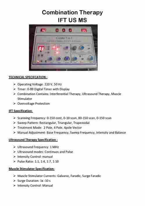 Combination Therapy System (IFT, US, MS)