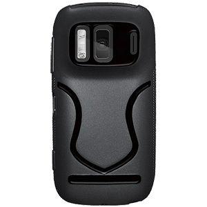 Soft Gel TPU Gloss Skin Case Black for Nokia 808 PureView