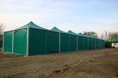 Modular Fire Retardant Tensile Temporary Storage