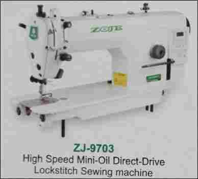 High Speed Mini-Oil Direct-Drive Lockstitch Sewing Machine (ZJ-9703)