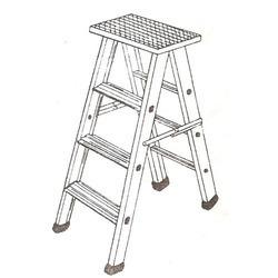 Aluminum Ladder Platform Stool
