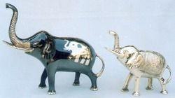 Brass Elephant Figures