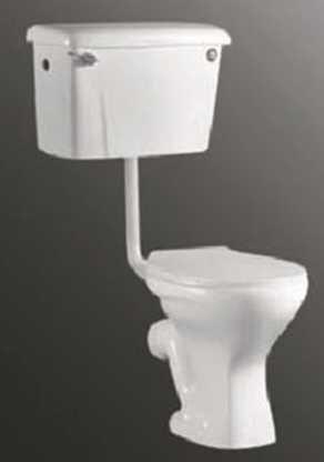 Africa Sanitary Twyford Toilet With Water Tank