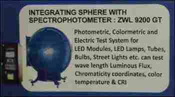Integrating Sphere With Spectrophotometer