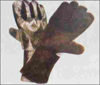 Heat Resistance Aluminised Aramid Leather Gloves