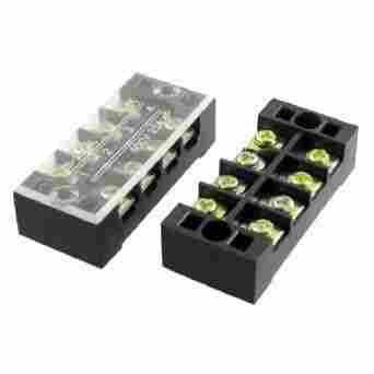 Rectangular Lightweight 10 To 350 Ampere Electrical Terminal Block