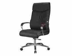 Boss Black Leather Chair