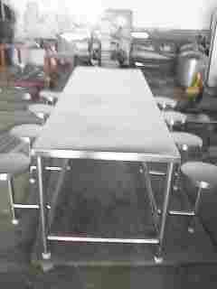 8 Seater Steel Dining Table