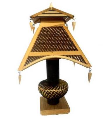 Bamboo Table Lamp Wire And Holder