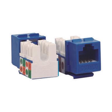 UTP CAT5E and CAT6 Keystone Jack Punch-Down Terminal