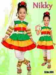 Multi Color Fancy Girls Dress