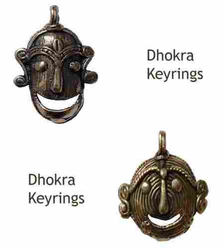 Antique Dhokra Key Rings