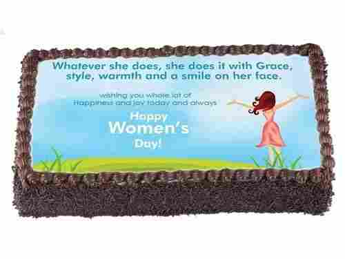 Womens Day Photo Cake