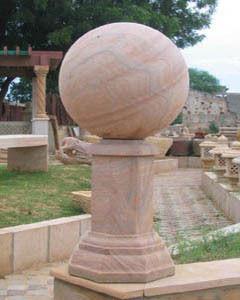 Stone Ball Pillar