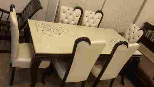 Solid Wooden Dining Table And Chair Set