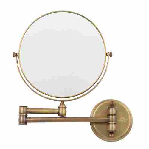 Magnifying Mirror Polished Brass 8 Inch - 5x Magnification