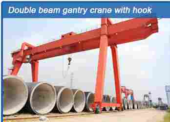 Double Beam Gantry Crane With Hook