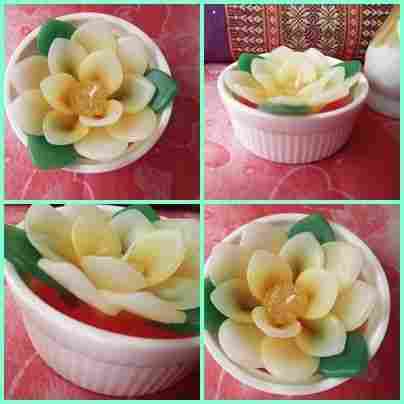Floating Lotus Flower Candles