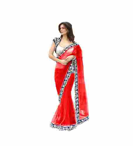 Stylish Designer Sarees (Jalpari Red)