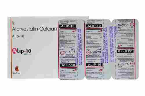 Pharmaceutical Alip-10 (Atorvastatin Calcium)