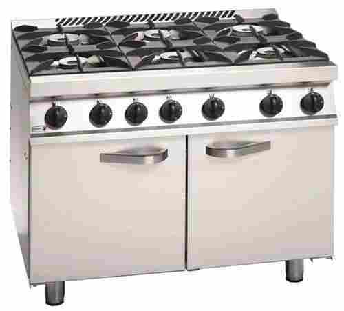 Commercial Six Gas Burner Cooking Range