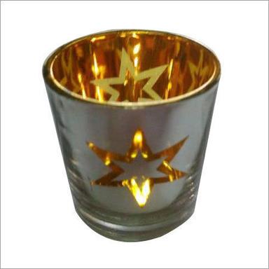 Silver And Gold Mercury Glass Votive