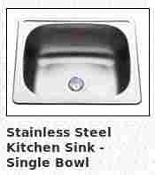 Stainless Steel Kitchen Sink - Single Bowl
