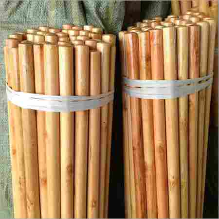 Varnished Wooden Broom Handle