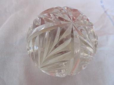 Designer Crystal Glass Ball And Baluster