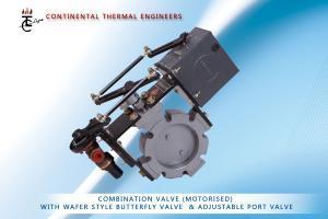Motorised combination valve