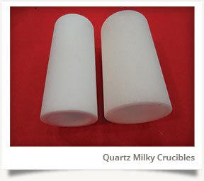 Quartz Milky Crucibles