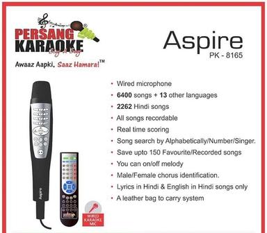 Customized Persang Aspire Startup Karaoke Microphone