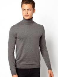 Mens Roll Neck Sweater