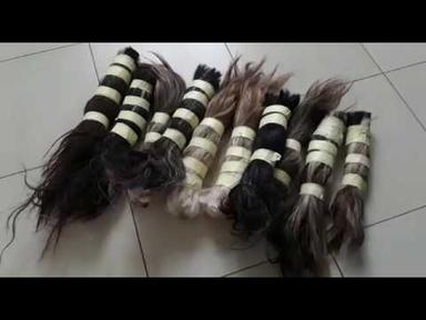 White Cattle Tail Hair (Horse, Cattle)
