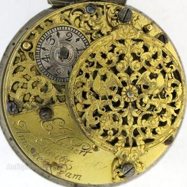 Compact Antique Pocket Clock