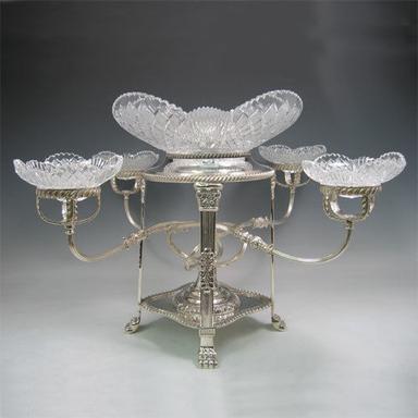 Silver Plated Tables Diya