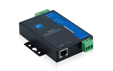 Black And Blue Serial To Ethernet Converter