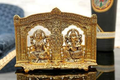 Aluminium Crafted Lakshmi Ganesh