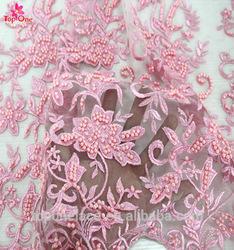 Beautiful Embroidered Net Fabric