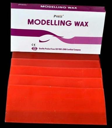 Red Highly Durable Modelling Wax
