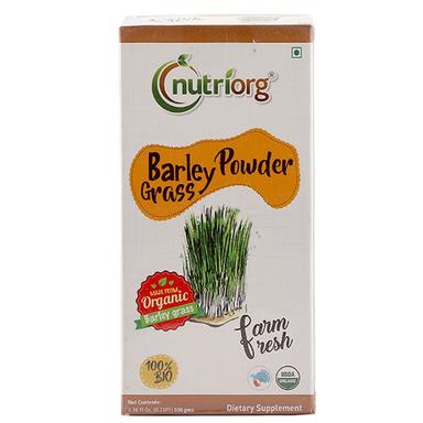 Nutriorg Certified Organic Barley Grass Powder 100Gms Shelf Life: 24 Months
