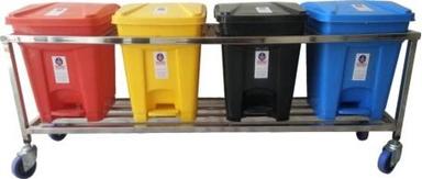 Plastic Pedal Dustbin With Stand 16 Ltr  Application: N/A