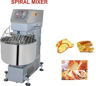 Stainless Steel Spiral Dough Mixer Suitable For: Bakery Industry