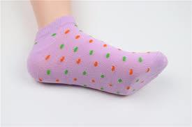 Various Colors Are Available Printed Socks For Girls
