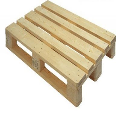 Yellow And White Heat Treated Fumigated Wooden Pallet